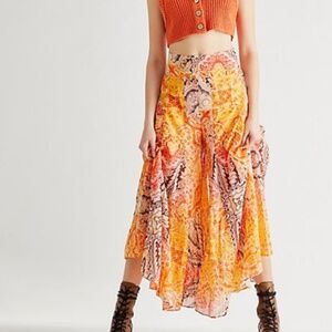 Free People Sunsoaked Wide Leg Pants